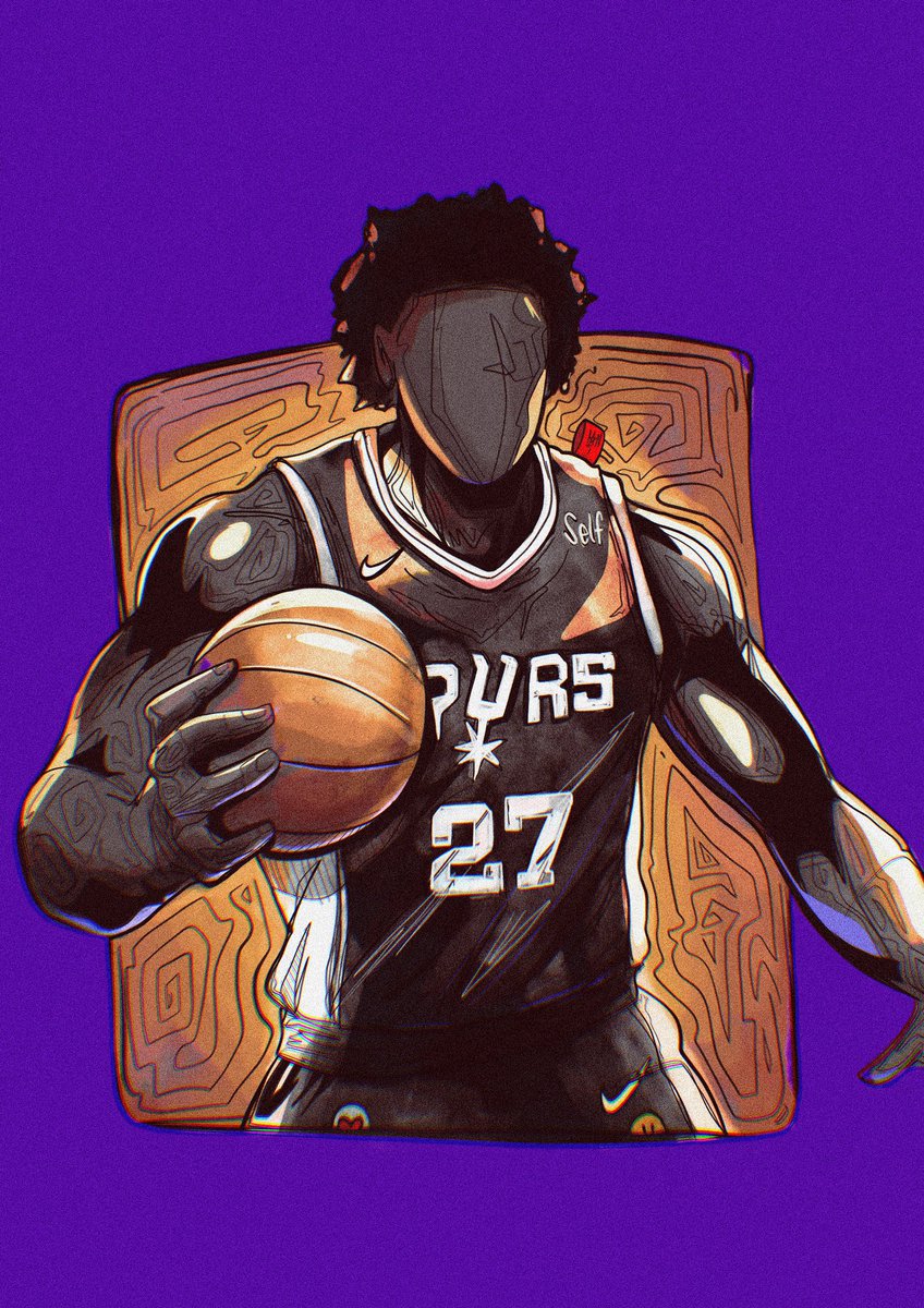 partikles's tweet photo. Fanart @NBA Charles Bediako @spurs. When I draw basketball stuffs 😊 https://t.co/RsVIIPXBSz