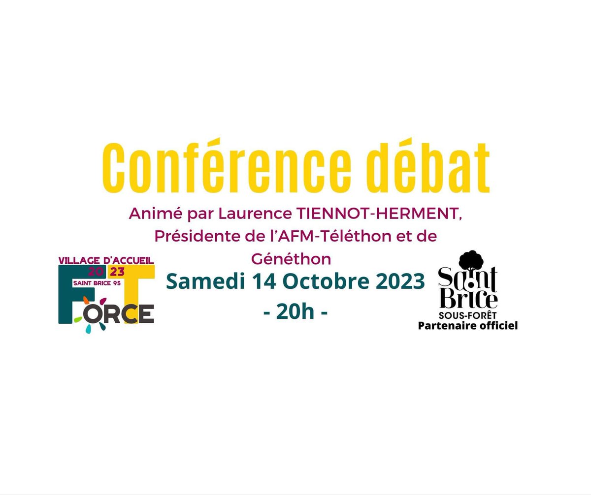 TerenceBandudi's tweet photo. Félicitations au Téléthon de Saint-Brice, village hôte de l'édition 2023 du Téléthon ! Je suis ravi d'avoir pris part à cette passionnante conférence-débat.

#Téléthon https://t.co/kXRsorONS6