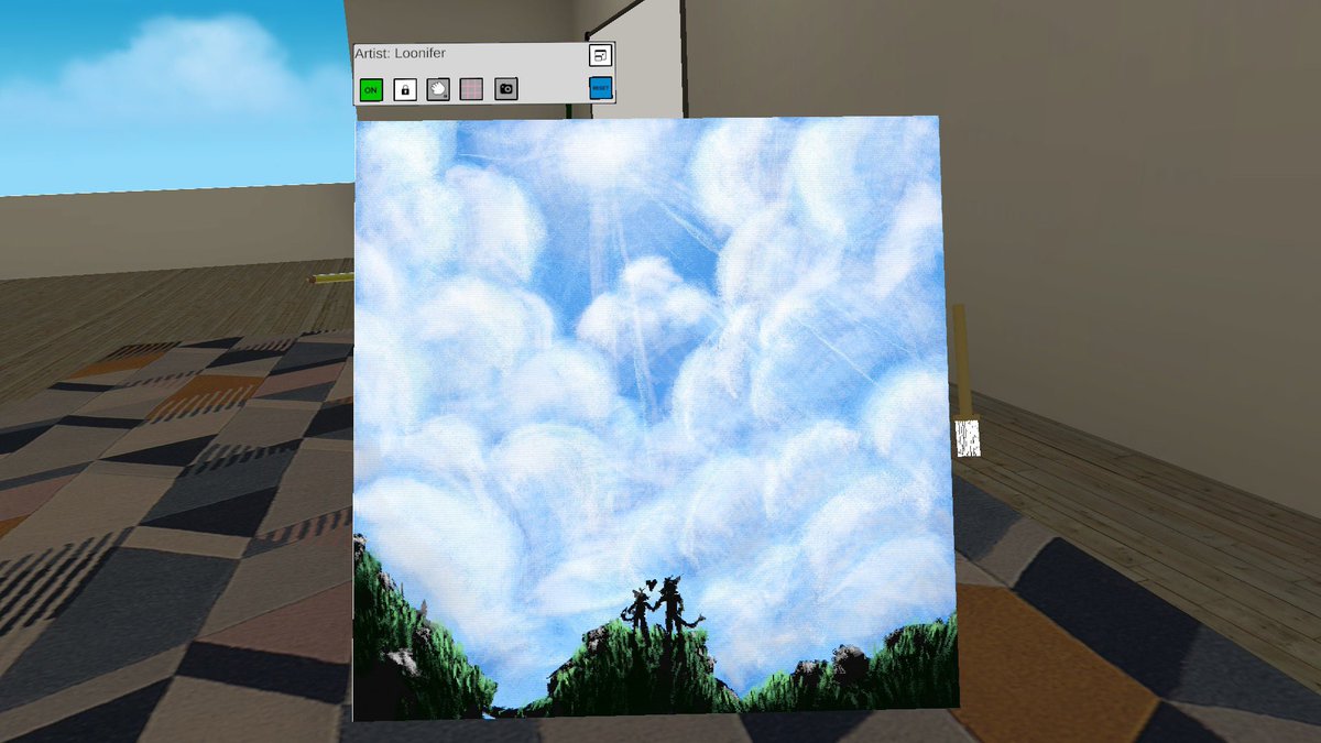 loonafromhell's tweet image. i drew another painting lets see if i have any change getting one of my arts into the gallery :p #lifedrawing #vrchat