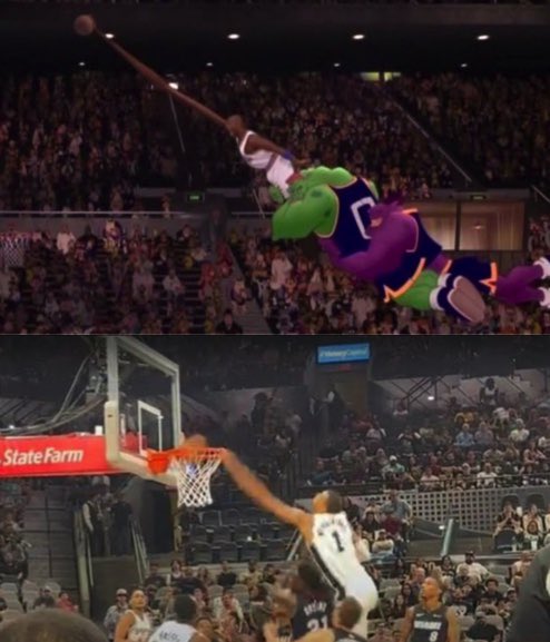 Casting for Space Jam 3 will be easy…
.
.
.
.
#wemby #wembanyama #spurs #nba #boxbreaks #sportscards #fanaticslive #backyardbreaks #goat
