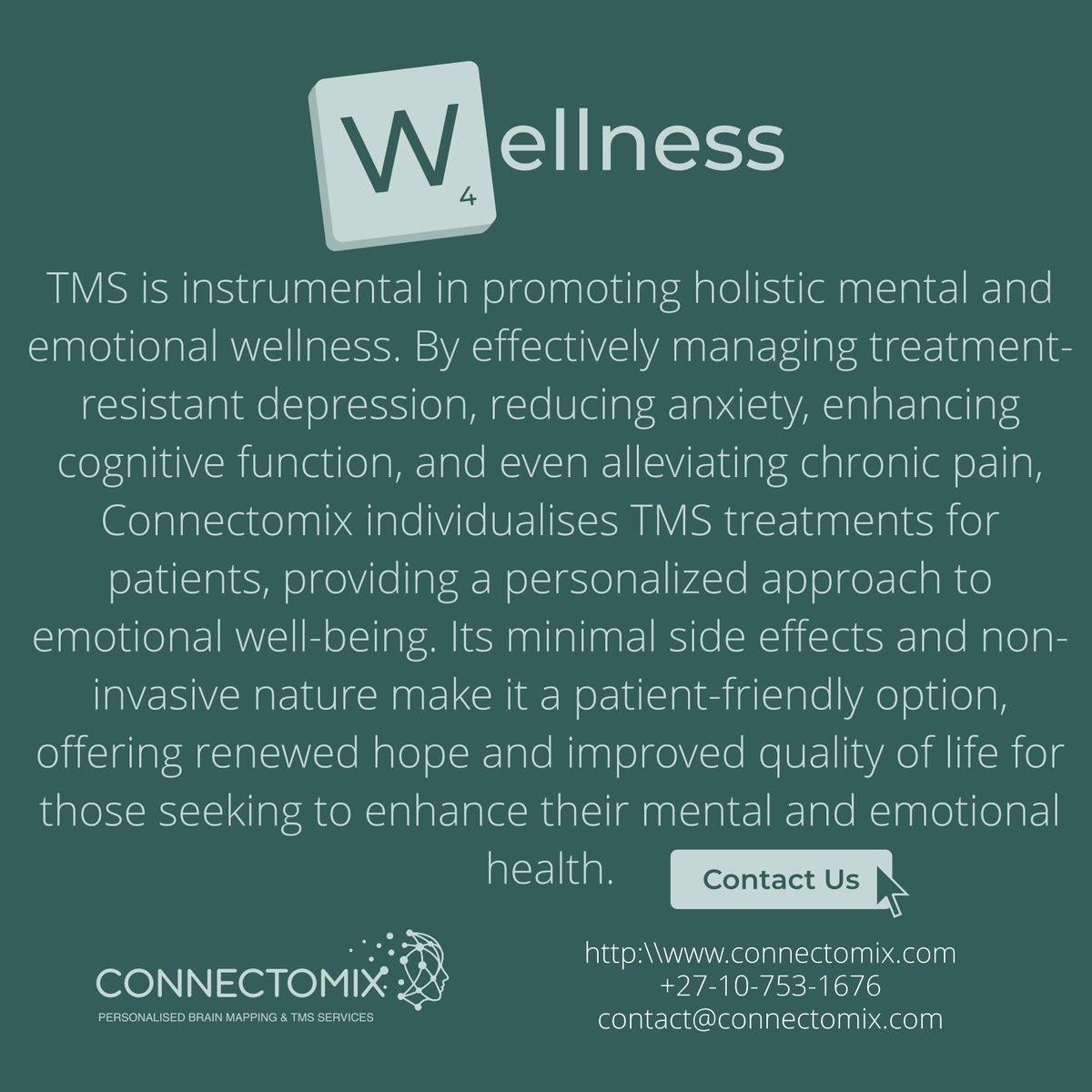 connectomix_za's tweet image. enhance their mental and emotional health.
#brainmaps #neuroscieentnce #mentalhealth #mentalwellness #mentalhealthmatters #depressiontreatm