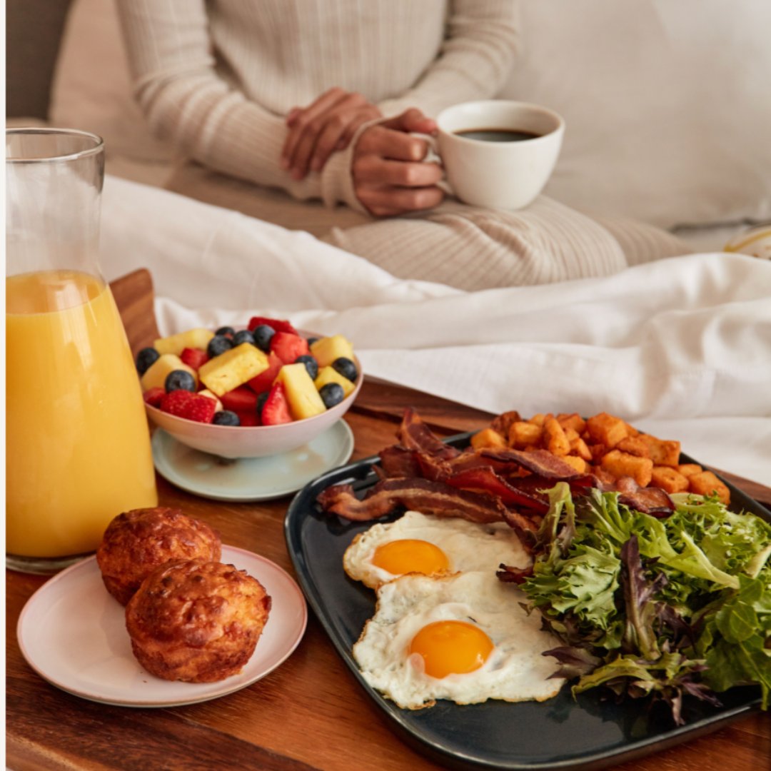 Breakfast sounds better in bed ☕️ 

Book your stay with our ‘Perfectly Planned Breakfast’ offer and save 15% off and breakfast on us! 

#VirginHotelsEdi | #Edinburgh