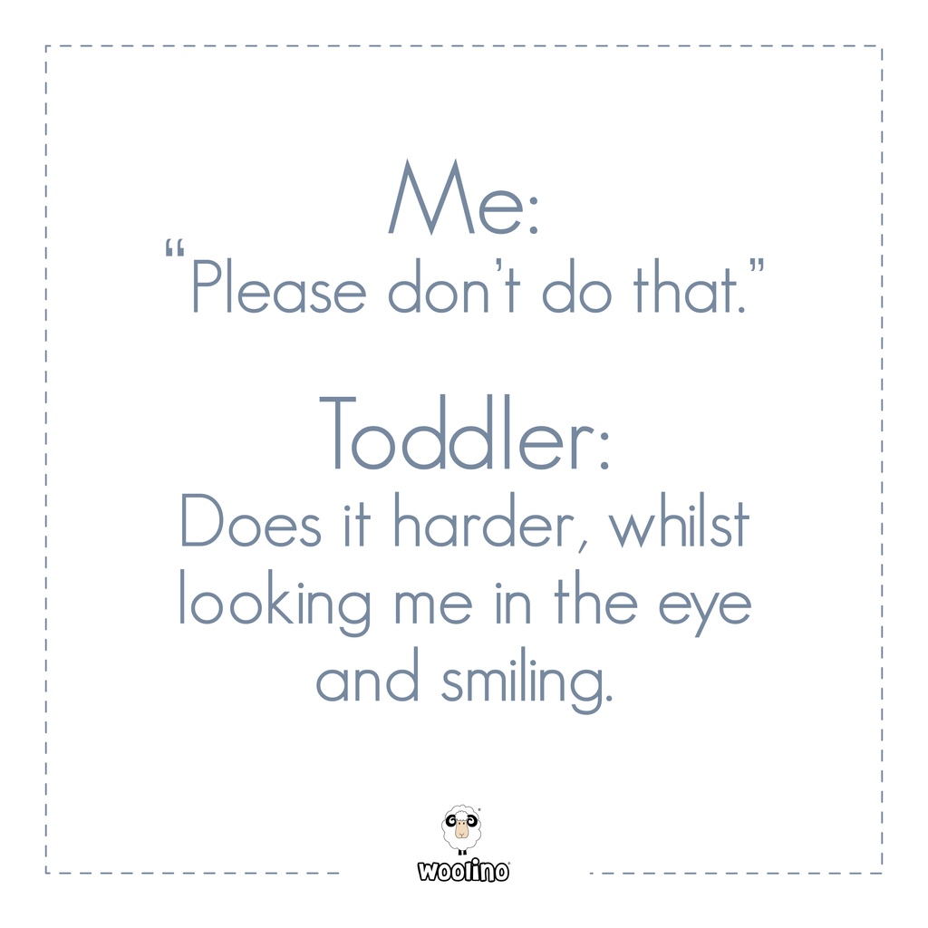 Toddlers sure do know how to test the limits. 🤨