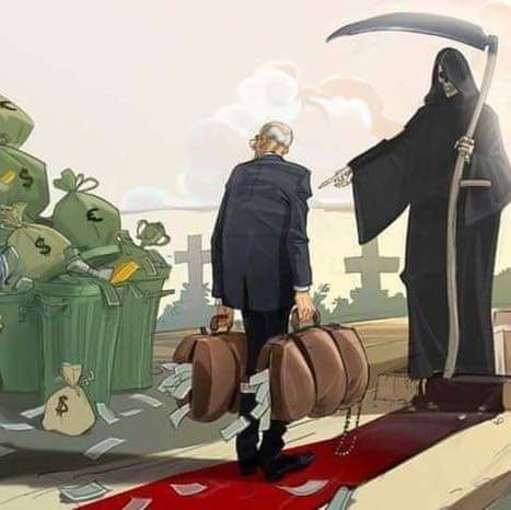 Humildade rapaziada, o final é igual pra todos. ☯️💭