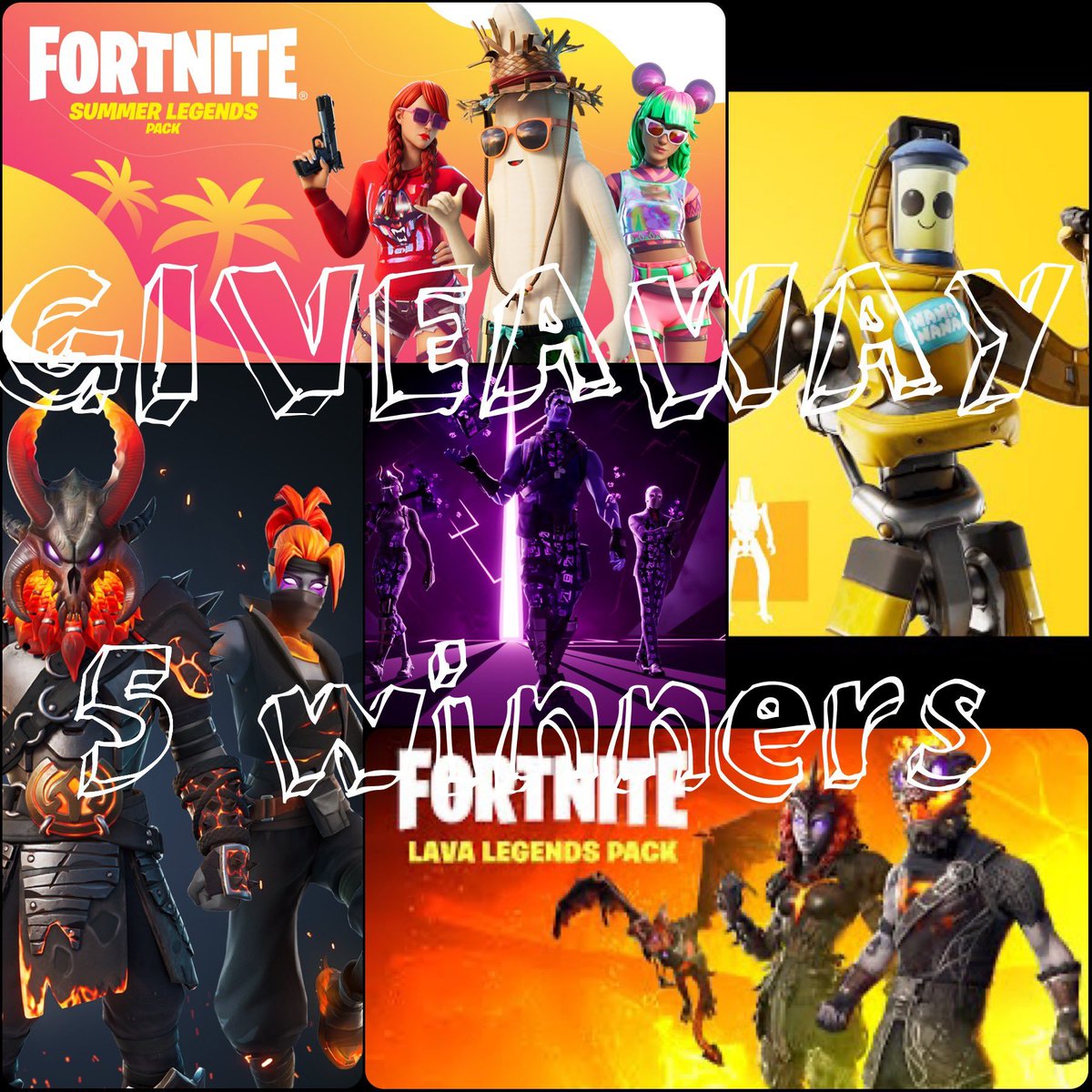 🎁GIVEAWAY🎁

Prizes (5 winners): 
- 1x P-1000 Pack
- 1x Lava Legends Pack
- 1x Summer Legends Pack
- 1x Dark Reflections Pack
- 1x Magma Masters Pack

To participate:
- Repost + Like
- Follow <a href="/ItsADAMO_/">Adam</a> + <a href="/doryann1bv/">Dodo 🇫🇷</a> 

Winners announced in 48hrs.
Good luck !🍀
