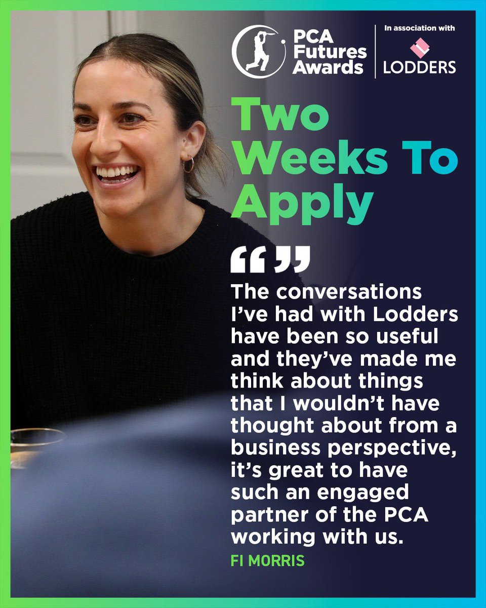 2️⃣ weeks left to sign up to #PCAFuturesAwards ⏰ 

🏆 @FiMorris8 won the Business Impact award last year and learned a lot from her conversations with @LoddersLawyers 

Sign up 👉 bit.ly/FuturesAwards