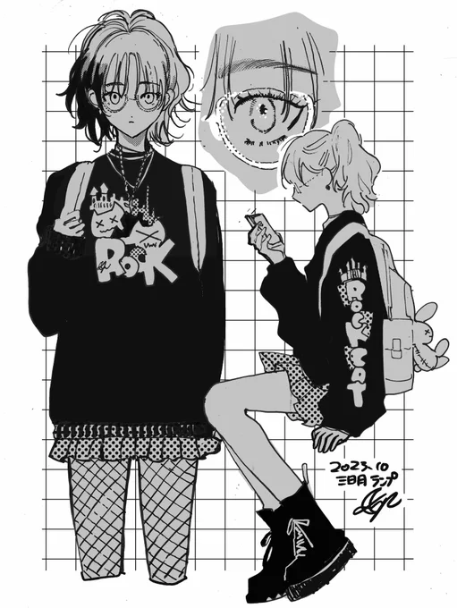 眼鏡の女の子