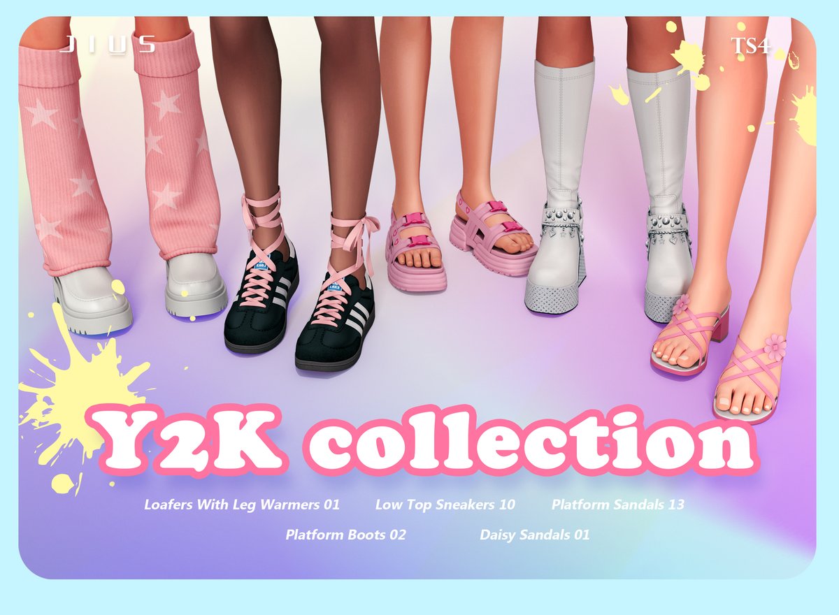 [Jius] Y2K Collection 01
 Patreon ( Early access )
❤️Public release on 05 November, 2023 ❤️
patreon.com/posts/91020078
#thesims4 #thesims4cc #ts4 #ts4cc