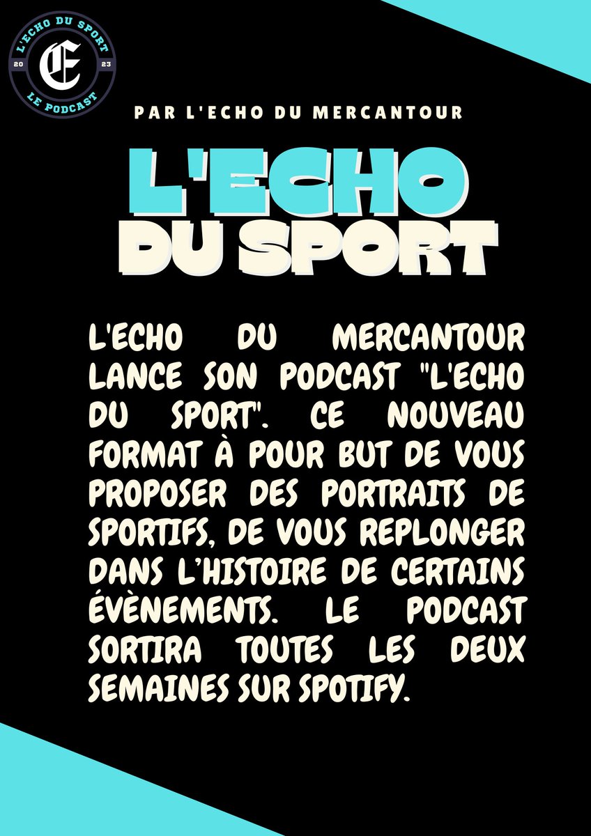 L’Echo du Mercantour lance « L’Echo du Sport », un podcast à retrouver toutes les deux semaines. 

Avant le quart de finale face à l’Afrique du Sud, voici le premier épisode sur Thierry Dusautoir.

spotify.link/Lripyih0UDb