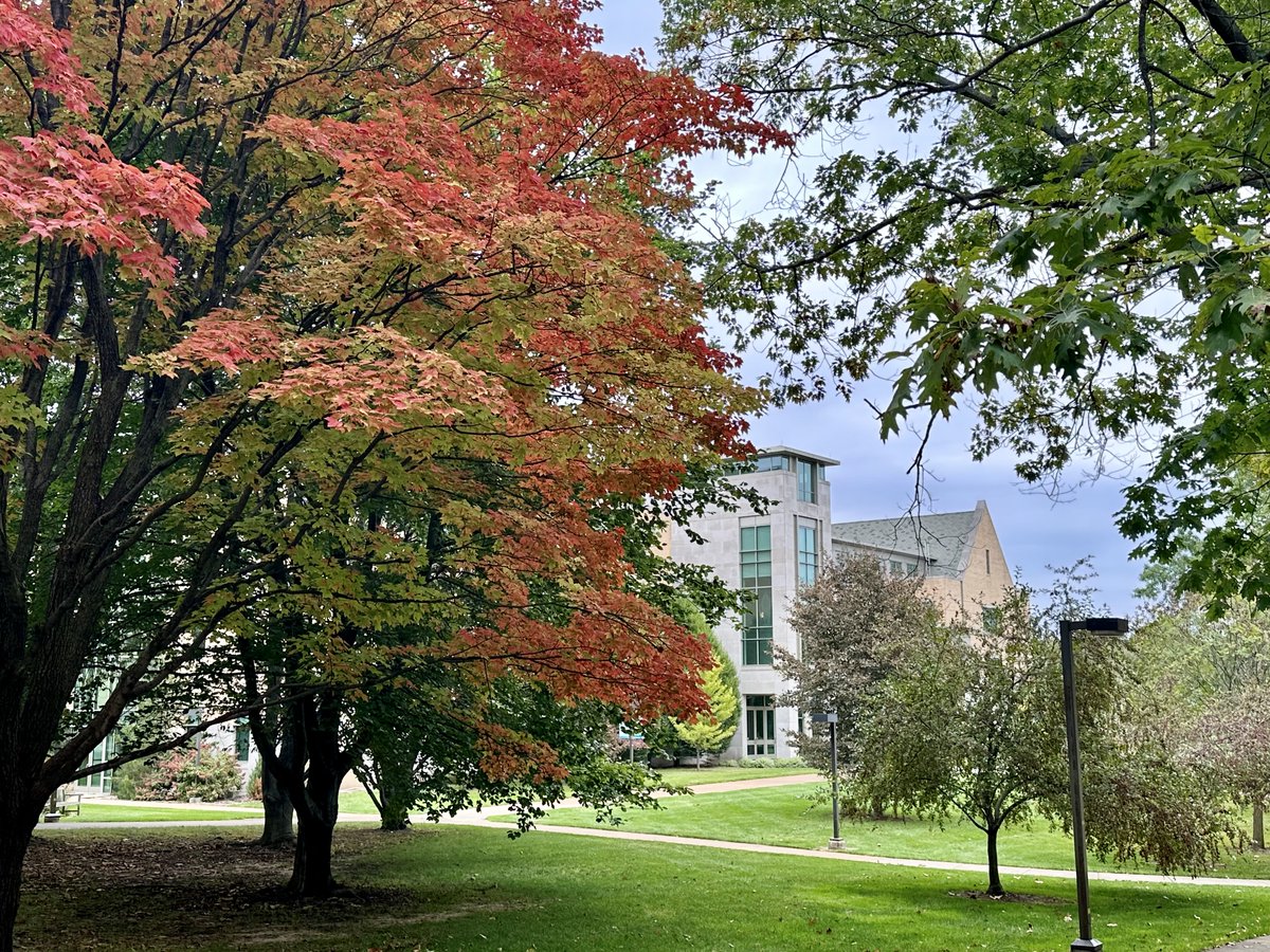It's fall break, and campus is already missing its students! 🍁