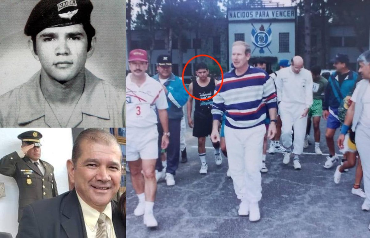 cmiguate's tweet photo. #DATO Quien evacuó a Miguel Martinez de la Merced fue Carlos Manuel Arita Ramírez, kaibil de Chiquimula. Es su jefe de seguridad y fue subdirector de la SAAS y parte de la Primera Promoción de esta secretaría. Perteneció al Estado Mayor Presidencial de Álvaro Arzú. https://t.co/zNO9JKO1SM