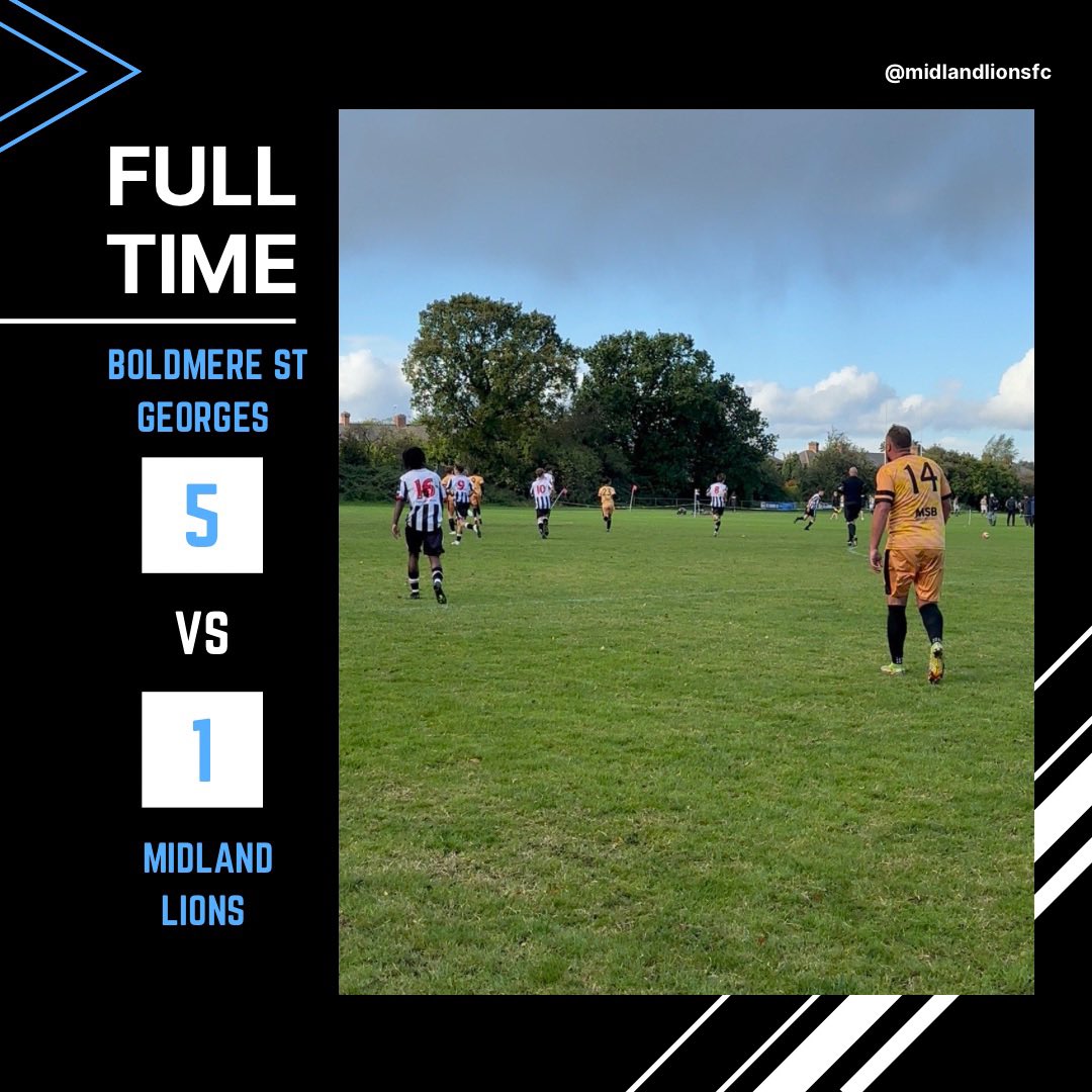 Bad day at the office for the boys, a real story of two halves. A completely dominant first half saw us take the lead. We were unable to put away our chances. Some good substitutions and clinical finishing saw St Georges dominate the second half.

Back to league action next week.