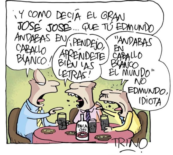 El 95% de los mexicanos ayer en la peda #trinomonero