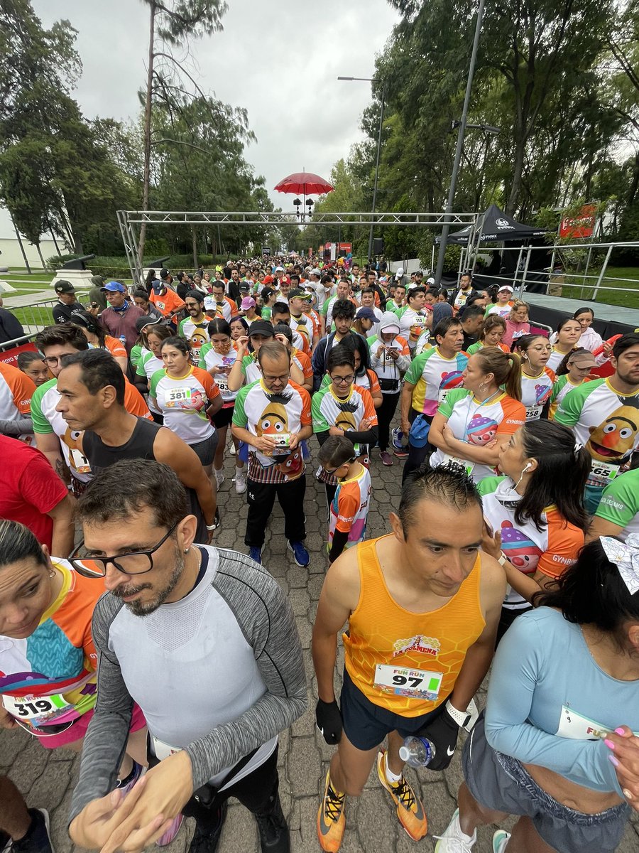 PlazaSesamo's tweet photo. ¡Miles de familias reunidas! La #FUNRUN está a solo unos minutos de comenzar. #Gymboree https://t.co/ufx96OjqEZ