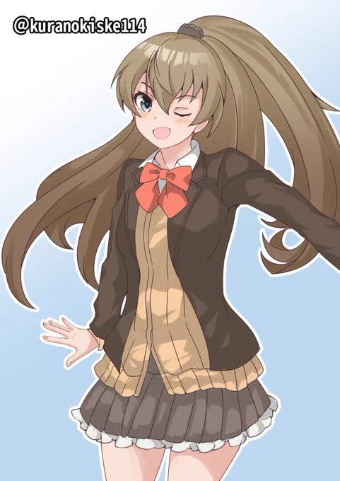 ごきげんよう、わたくしが重巡、熊野ですわ!時間オーバーしちゃった#艦これ版深夜の真剣お絵描き60分一本勝負 #艦これ版真剣お絵描き60分一本勝負_20231015 