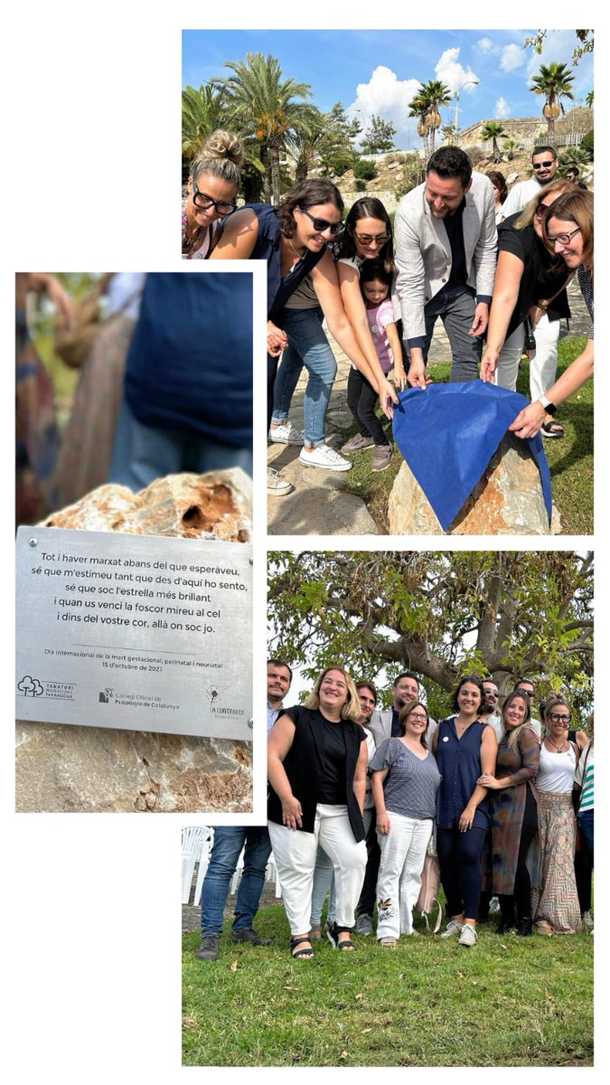 ivanatgn's tweet photo. Avui 15/10/2023 hem inaugurat l'espai del record a aquells nadons que ens van deixar massa aviat. Ha estat un acte ple d'emocions i de molt molt amor. Gràcies a tots/és per fer-ho possible.
#Tarragona #Sempreenelrecord https://t.co/J0PnAldpvA