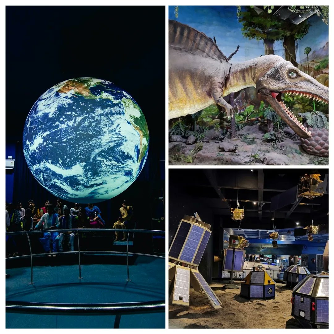 LearningPoint16's tweet photo. On October 12, 2023, Learning Point organized an educational field trip to the Vishveshwaraya Industrial and Technological Museum. The students explored dinosaur history, early helicopters, hydroelectric production, aircraft engines, and more... https://t.co/ykmZcHm8de