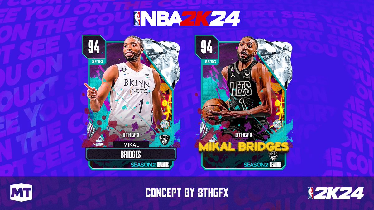 Next Friday, a new season will arrive in NBA 2k24. 
My prediction for the next level 40 MyTeam reward is Mikal Bridges. 
Drop your predictions in the comments below, and we’ll see who was right 👇