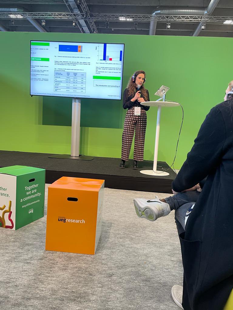 Gratitude to @my_ueg for affording me the privilege to present our research findings regarding the influence of high-barrier NUCs on HBV patients awaiting liver transplantation 🦠

📢🔜 I look forward to meeting you tomorrow at 1 pm, Poster Stage 2

#livertwitter 
#UEGWeek