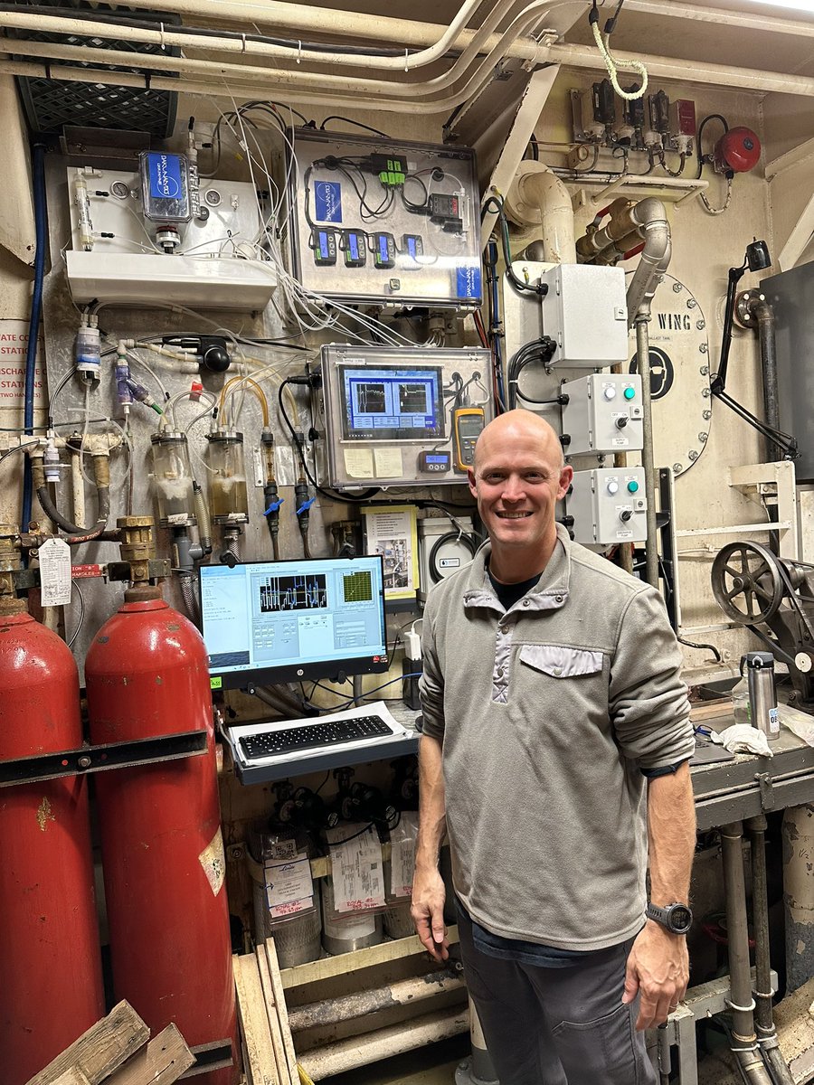 Surface ocean acidification data on the <a href="/Seaspan/">Seaspan</a> Royal now includes total inorganic carbon using a @Burke_O_Lator . A first for underway data collection aboard a ship-of-opportunity. A <a href="/HakaiInstitute/">Hakai Institute</a>, <a href="/Seaspan/">Seaspan</a>, and <a href="/BCGovNews/">BC Government News</a> Ministry of Food and Agriculture partnership.