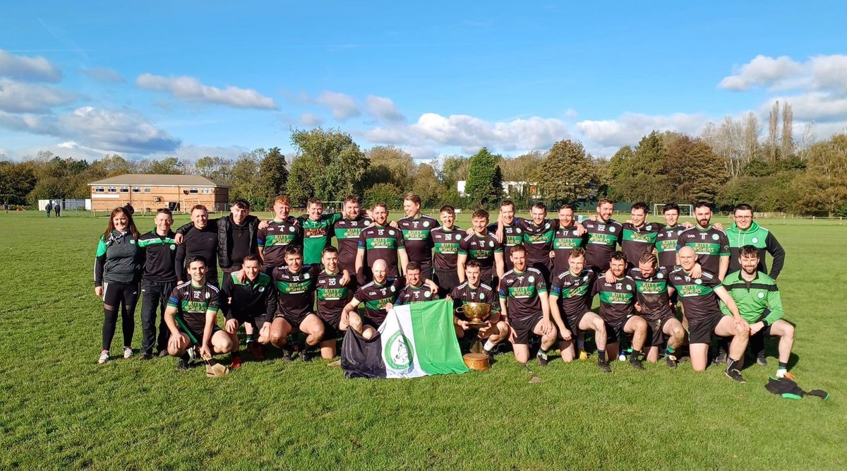 OfficialLancGAA's tweet image. Congratulations to Ceann Creige who won today’s Lancashire Senior Hirling championship after a great game Vs Wolfe Tones 3-14 to 1-13