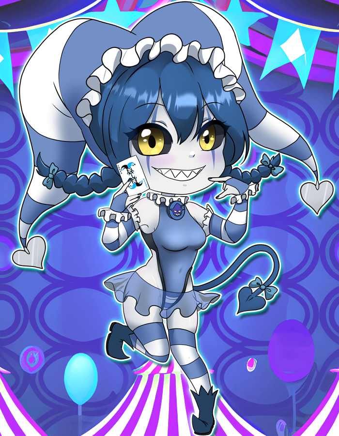 🃏IN 2 DAYS, THE HALLOWEEN CIRCUS BEGINS🃏
           ✧ How about a 𝒕𝒊𝒏𝒚 preview until then? ✧
            ✦ And by tiny, of course I mean a chibi! ✦
        𓆩⟡𓆪 Tuesday the lab will become a circus! 𓆩⟡𓆪
  🎨| Bunsell (Fiverr)
🧪#Vtuber🧪#YomiQArt🧪#VtuberUprising🧪