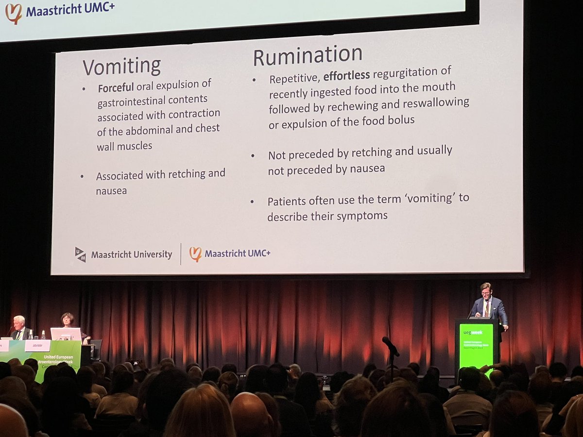 Helen Burton Murray, Ph.D. (@drhburtonmurray) on Twitter photo Excellent talk on DGBIs by <a href="/IBS_Maastricht/">Daniel Keszthelyi MD PhD RFF</a>. Donโt forget about rumination syndrome when a patient reports โvomitingโ. Often misdiagnosed and can be comorbid with other #DGBI. #UEGWeek <a href="/RomeFoundation/">Rome Foundation</a> Excellent talk on DGBIs by <a href="/IBS_Maastricht/">Daniel Keszthelyi MD PhD RFF</a>. Donโt forget about rumination syndrome when a patient reports โvomitingโ. Often misdiagnosed and can be comorbid with other #DGBI. #UEGWeek <a href="/RomeFoundation/">Rome Foundation</a>