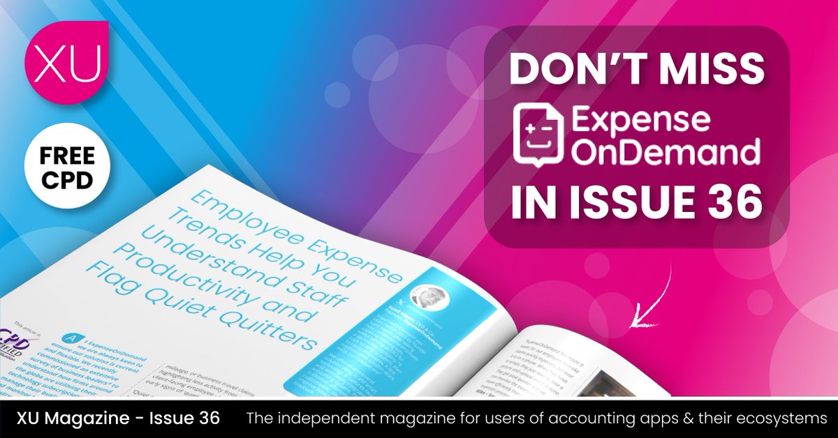 Xero User Magazine (@xumagazine) on Twitter photo 📖 Read <a href="/ExpenseOnDemand/">ExpenseOnDemand</a>'s article in our latest issue! 👉 xumagazine2020.webflow.io/news/employee-…
'Employee Expense Trends Help You Understand Staff Productivity and Flag Quiet Quitters...' 📖 Read <a href="/ExpenseOnDemand/">ExpenseOnDemand</a>'s article in our latest issue! 👉 xumagazine2020.webflow.io/news/employee-…
'Employee Expense Trends Help You Understand Staff Productivity and Flag Quiet Quitters...'