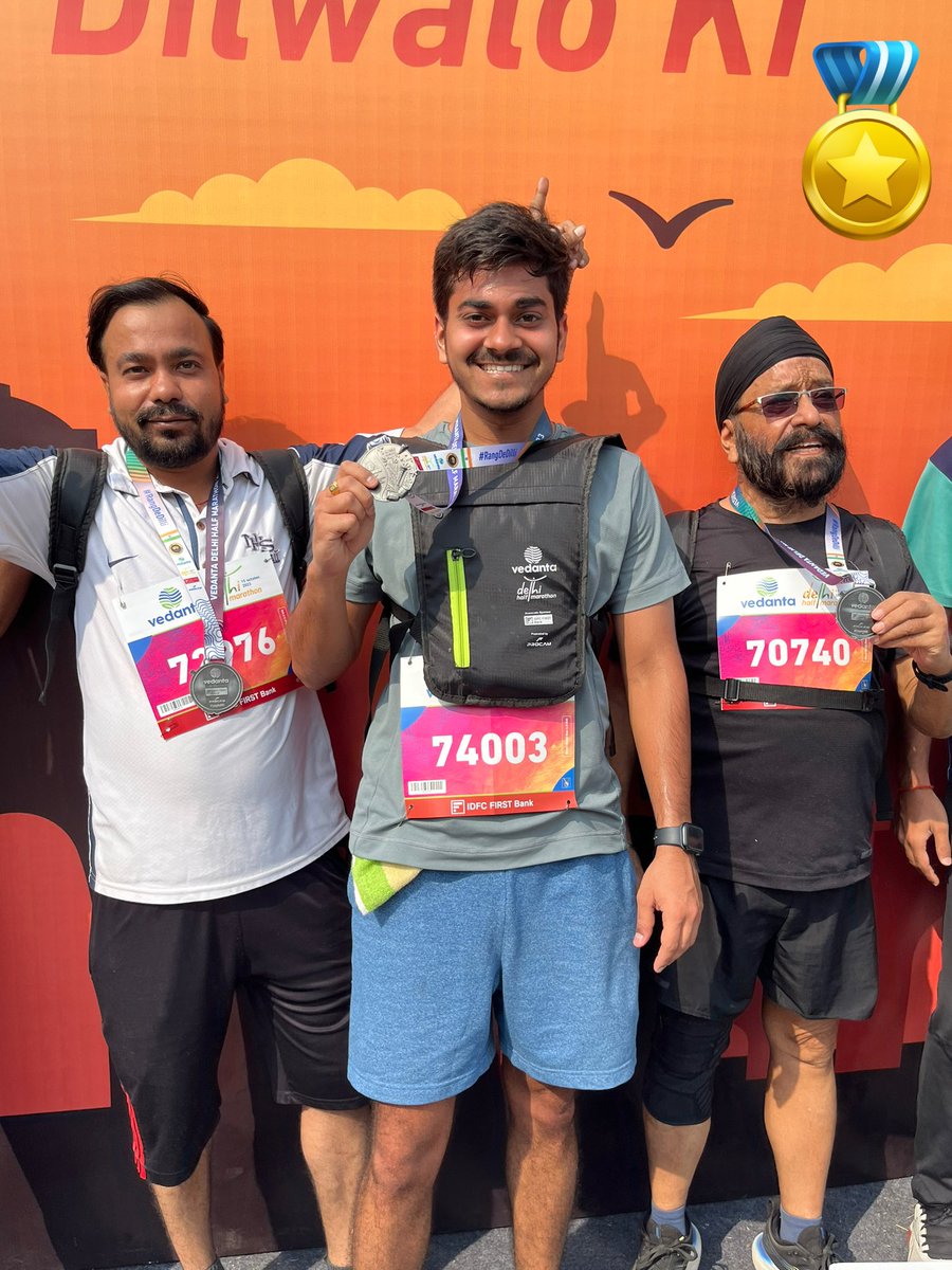 bhatia_ankur24's tweet image. Completed day21/100
- 4.5 Km run (Vedanta Delhi Run 2023)
- no instagram

#VedantaDHM23 #RangdeDilli #DelhiHalfMarathon #RunForZeroHunger  
#100daysofhealth #healthy #fitness #healthylife