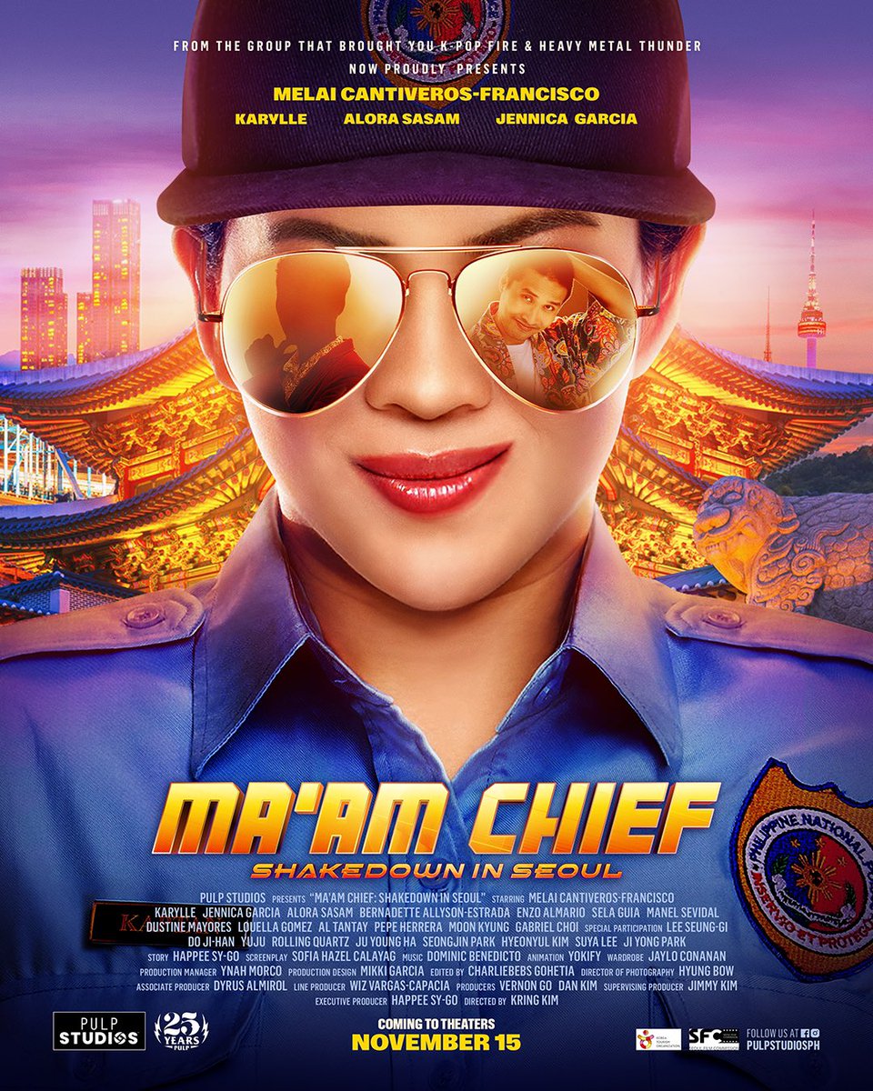 wintermark_'s tweet image. We are all inviting you to watch Ma'am Chief this coming November 15!✨️🫶

I am sure mag eenjoy tayong lahat for this movie lalong lalo na to us kpop fans✨️

For more basabog updates about this movie and upcoming movies consider following @pulpstudiosph!✨️💖