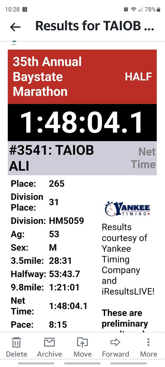 SqlWorldWide's tweet image. Ran #halfmarathon
@RunBaystate
#sqlrun
#sqlfamily