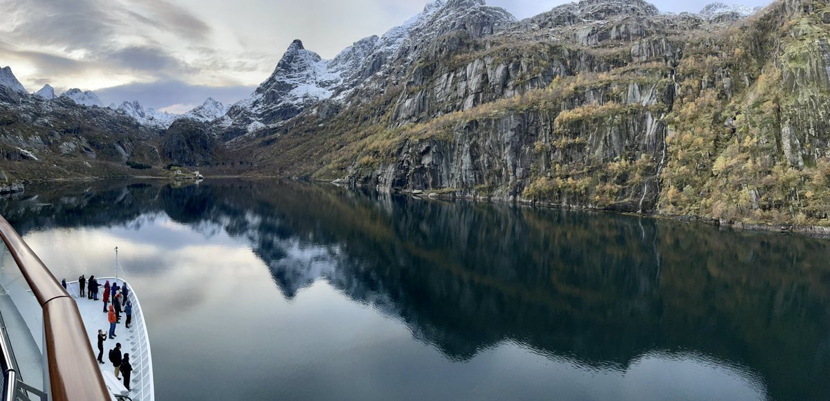 Trollfjord….silent and still and beautiful!