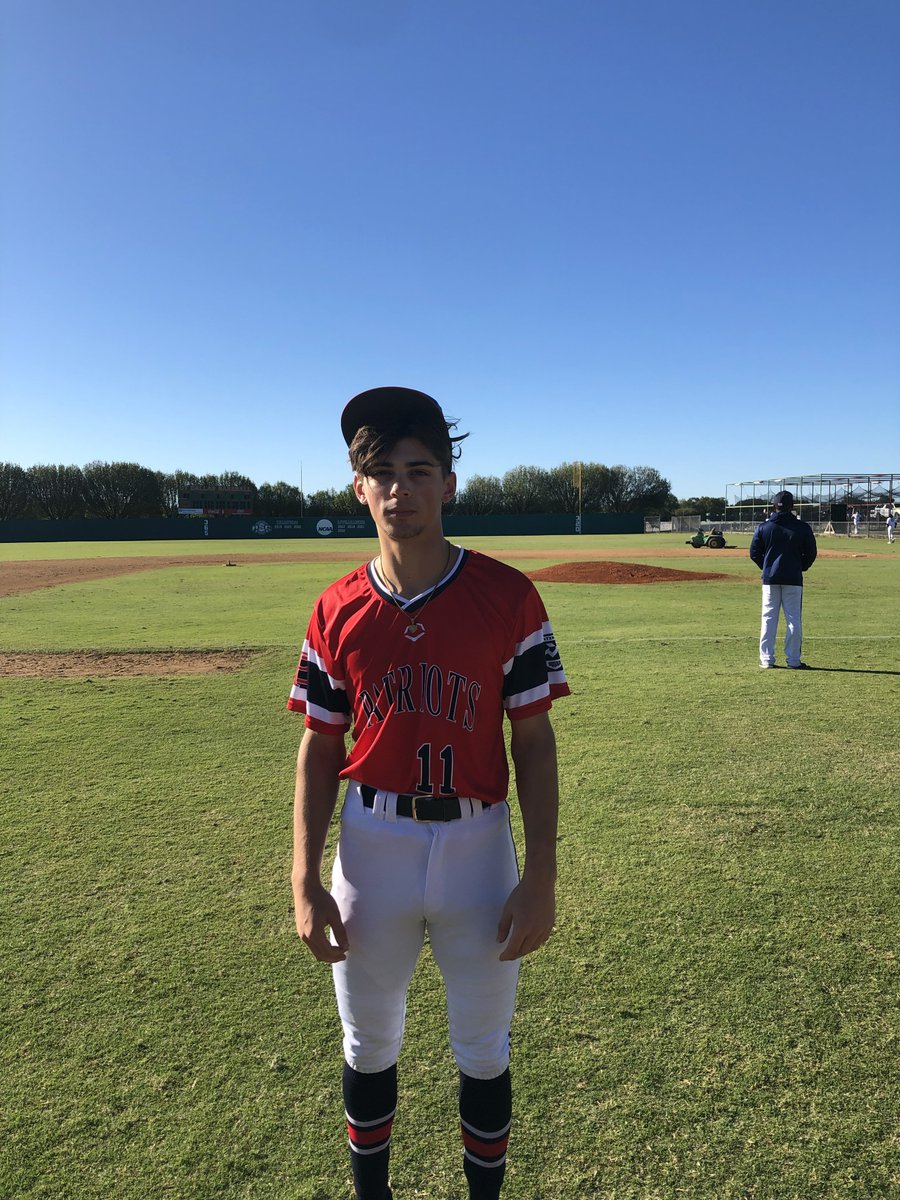 FiveToolTexas's tweet photo. F: @DallasPatriots 13, Wylie Rebels 1
PoG: @tanner_dias 1-1, 2B, 2 RBI, 2 BB https://t.co/4pDqoGR3CV