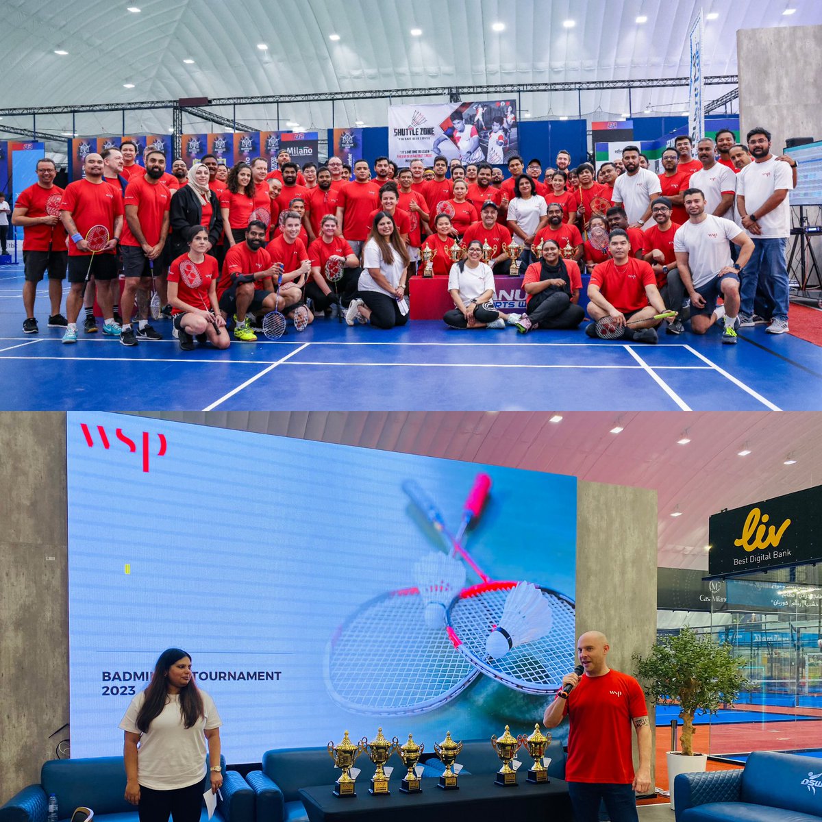 The 2023 WSP Middle East Badminton Tournament was a big success! Congratulations to all the winners, and thanks to everyone for participating and contributing. 

@WSP_ME @wsp #WeAreWSP