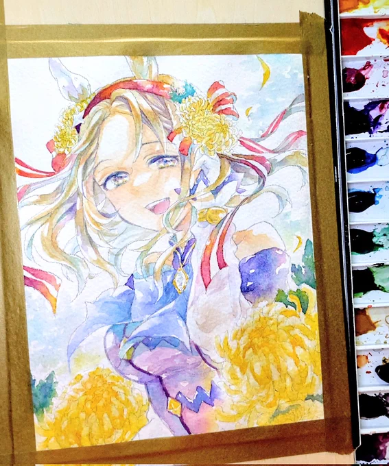 素敵タグありがとうございます!参加させていただきます#いろどりパドックへおいでよ#ウマ娘 #ナリタトップロード 
