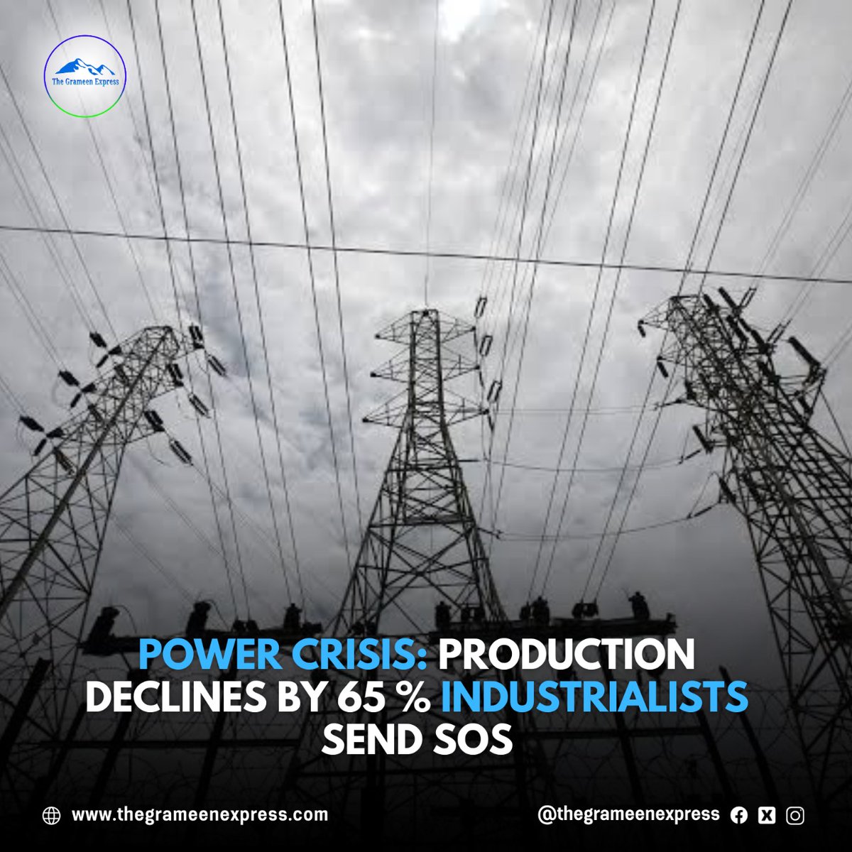 grameenexpress's tweet photo. Power Crisis: Production Declines By 65 % Industrialists Send SoS
Read More Here: https://t.co/53yLI27WYo
#powercrises #power #electricity #jpdcl #kpdcl #jammu #kashmir #production #sos #industry https://t.co/uHCX5nqZCF