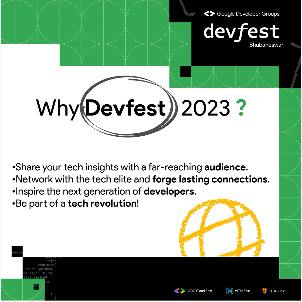 gdgbbsr's tweet image. Calling All Tech Trailblazers!  Share your expertise with the world at DevFest 2023! We&apos;re on the hunt for inspiring speakers who are ready to set the stage on fire. Submit your proposal here by 1st Nov 2023:   devfest.gdgbbsr.in/cfp

#DevFestBhubaneswar #DevFest #DevFest2023
