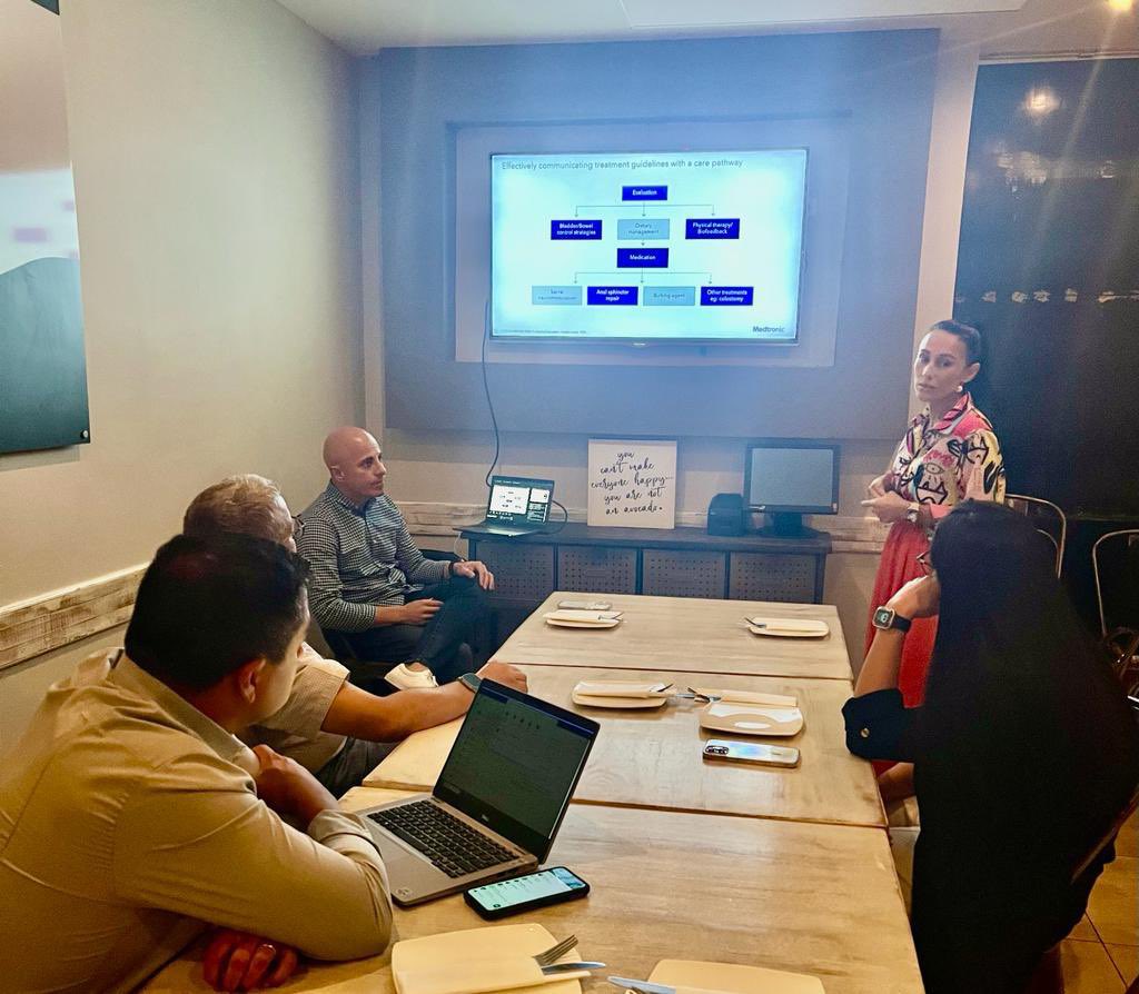 We thank Dr. Nicole Rodríguez MD, for presenting SNM in an Onsite Training sponsored by Medtronic, at the Ashford hospital in San Juan PR. We are truly grateful that she was willing to share her knowledge and experience in this successful event! #MedtronicEmployee