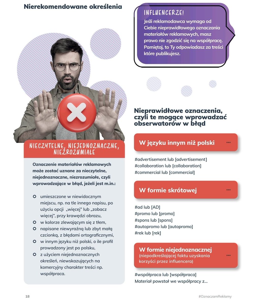 Weszło reklamuje bukmacherów nie używając odpowiedniego hashtagu wymaganego przez UOKiK, a zamiast tego używa hashtagu #współpraca, który w rekomendacjach UOKiK jest wprost wskazany jako nieprawidłowe, wprowadzające w błąd oznaczenie