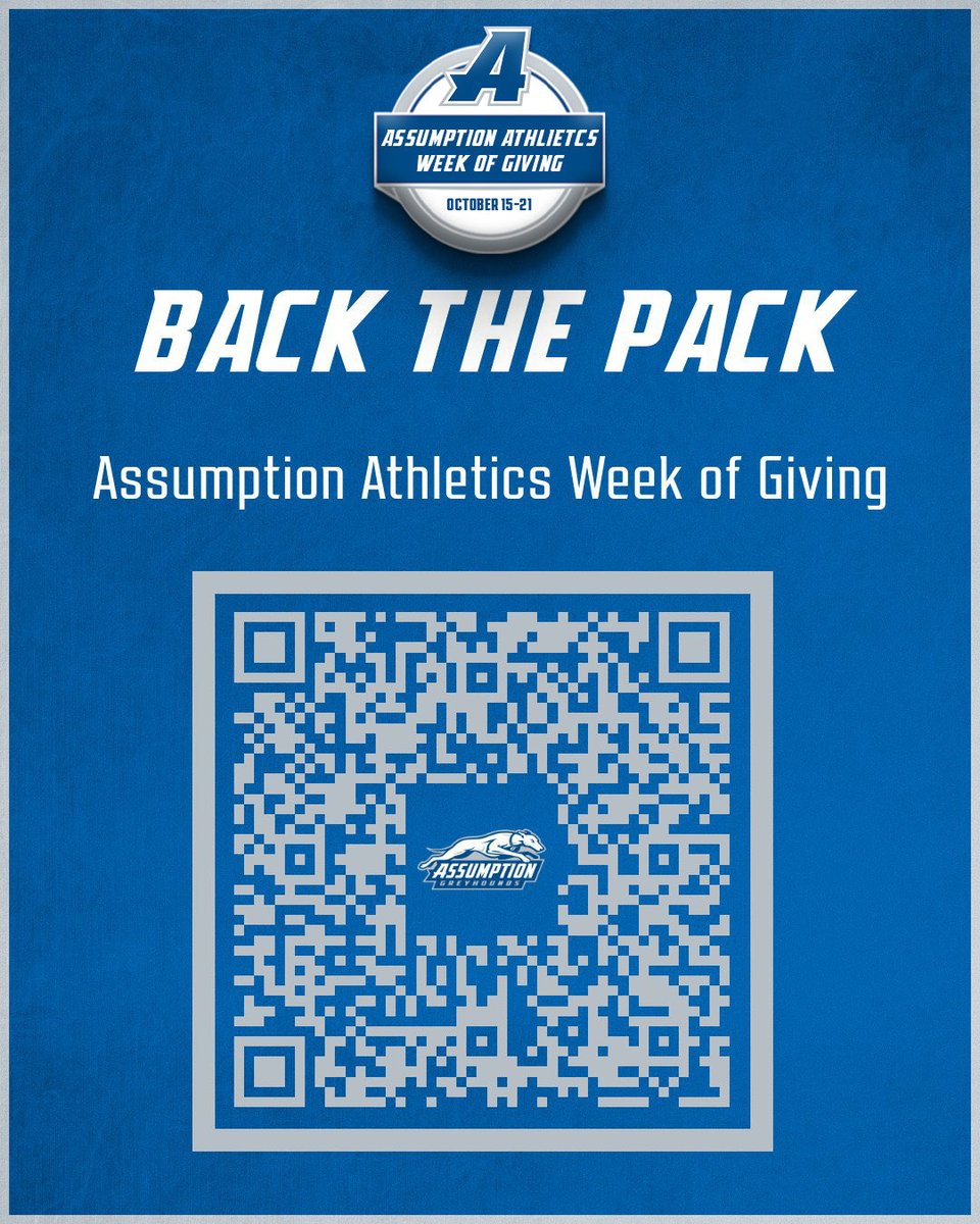 AssumptionMSOC's tweet image. Calling all our Alumni & Friends of Assumption Men’s Soccer! The @GoAssumptionU Week of Giving starts tonight at midnight and runs until 10/21. We appreciate your support! #HoundNation #LetsGoHounds