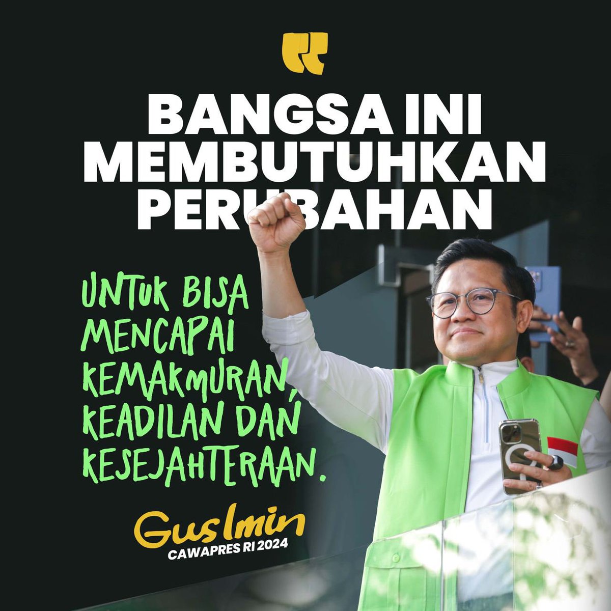 kunaiset's tweet photo. Membumi dimanapun,AMIN kan Indonesia
#ArusPerubahanAMIN
#AniesMuhaimin2024
@cakimiNOW
@DPP_PKB
Perubahan adalah kepastian demi Indonesia lebih jaya dan sejahtera https://t.co/RyGWjNUA13
