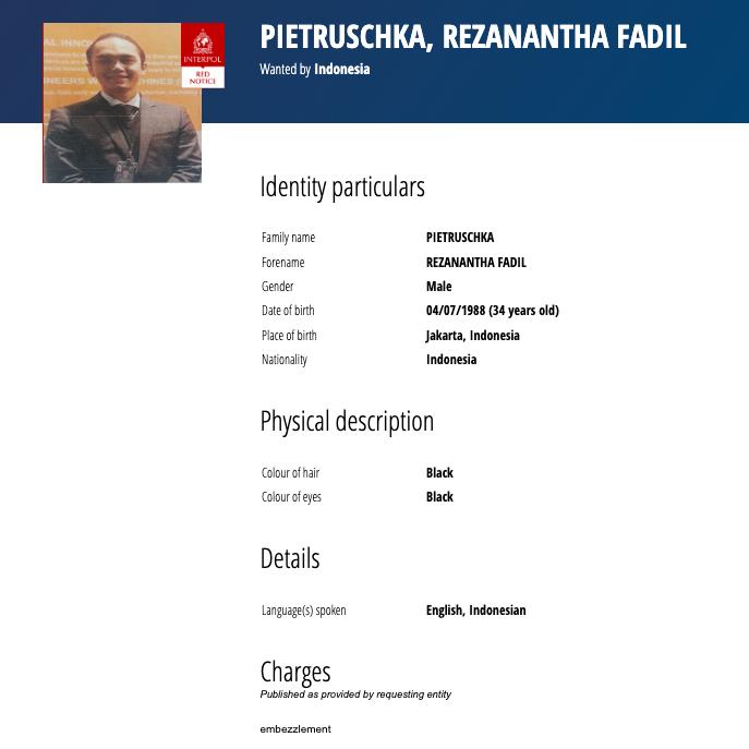 alexstefanus's tweet photo. Tempat pelarian pemilik Wanaartha Life Evelina Pietruschka, Manfred Pietruschka &amp; Reza Pietruschka di AS sdh diketahui, sdh msk DPO Interpol jg tp kok sampai skrg gak bs diciduk ke Indonesia ya?  Knp? cc:@jokowi @mohmahfudmd @ListyoSigitP @CCICPolri @KejaksaanRI @ojkindonesia https://t.co/bgTwHn01Xl