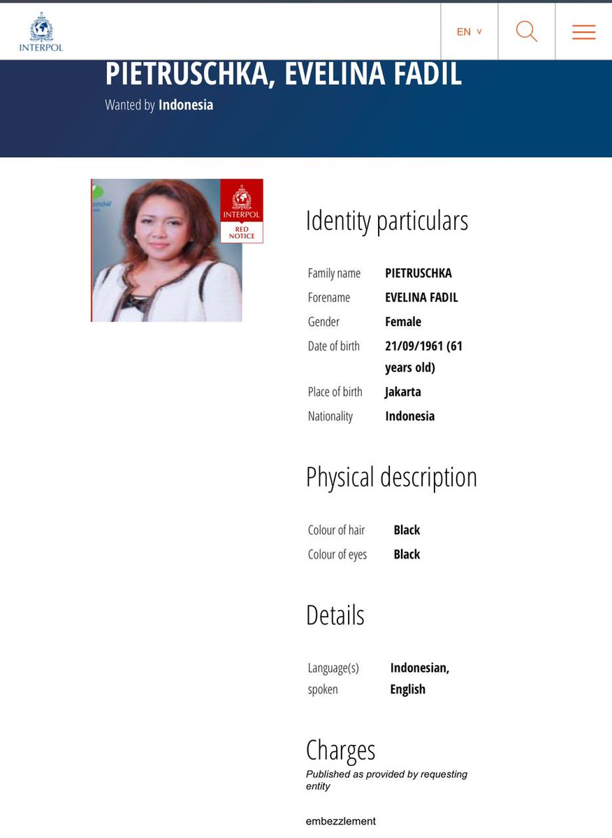 alexstefanus's tweet photo. Tempat pelarian pemilik Wanaartha Life Evelina Pietruschka, Manfred Pietruschka &amp; Reza Pietruschka di AS sdh diketahui, sdh msk DPO Interpol jg tp kok sampai skrg gak bs diciduk ke Indonesia ya?  Knp? cc:@jokowi @mohmahfudmd @ListyoSigitP @CCICPolri @KejaksaanRI @ojkindonesia https://t.co/bgTwHn01Xl