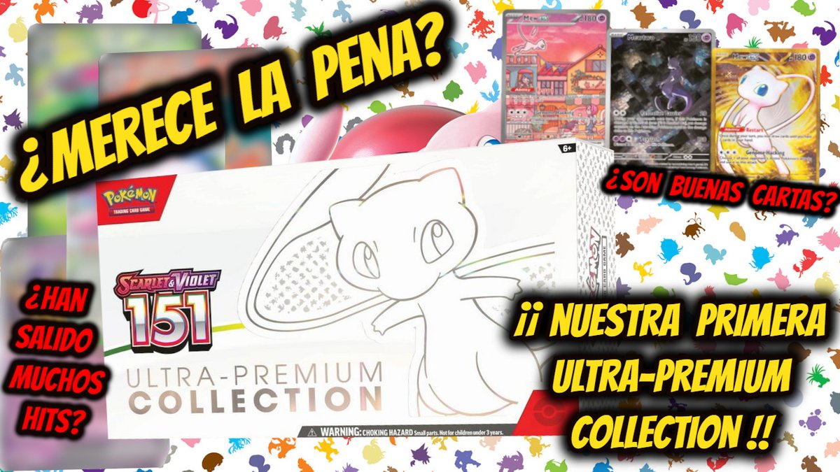 DarkshireLife's tweet image. ¡Nueva apertura! #ultrapremiumcollection #Pokemon151 ¿Cuantos #hits nos dará?
youtu.be/j_Qn3lqHw1s