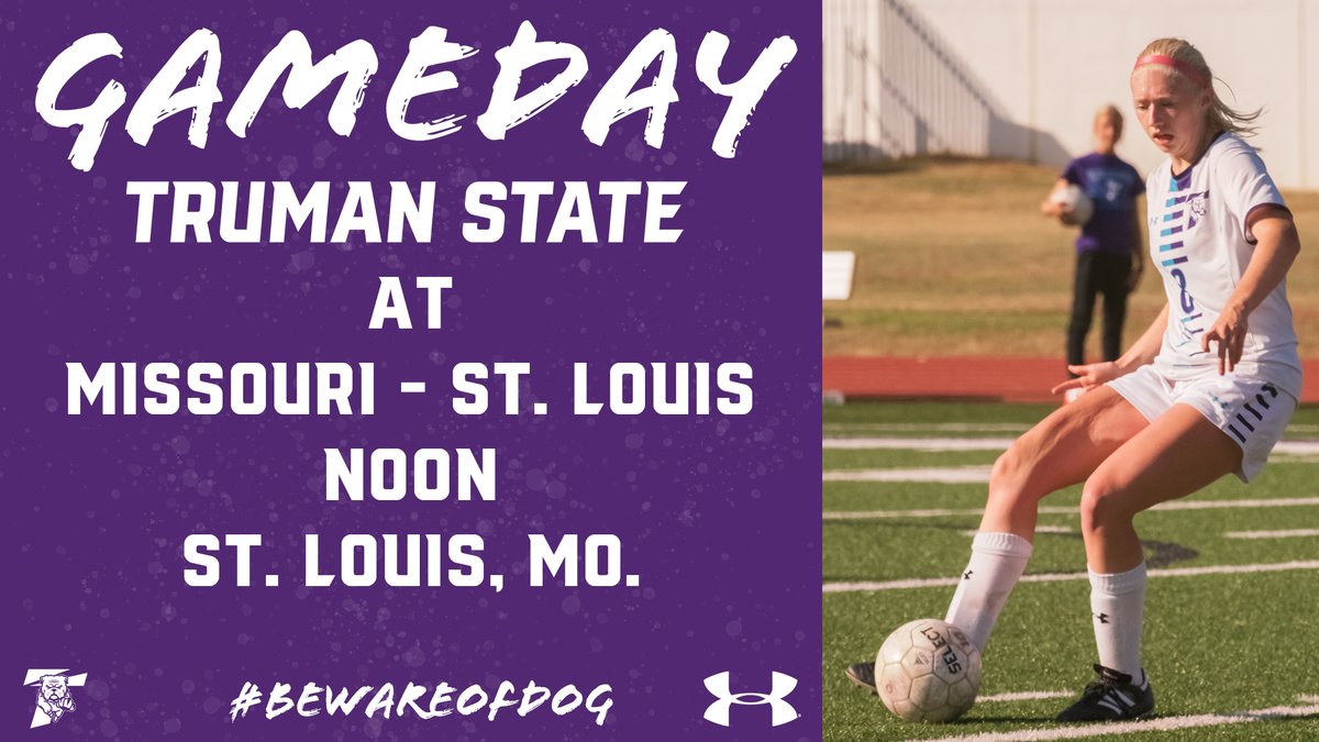 ⚽️ Gameday! ⚽️ @TrumanWS at Missouri - St. Louis ⏰ Noon 📍 St. Louis, Mo. 📺 glvcsn.com/umsl/ 📊 umsltritons.com/sidearmstats/w…