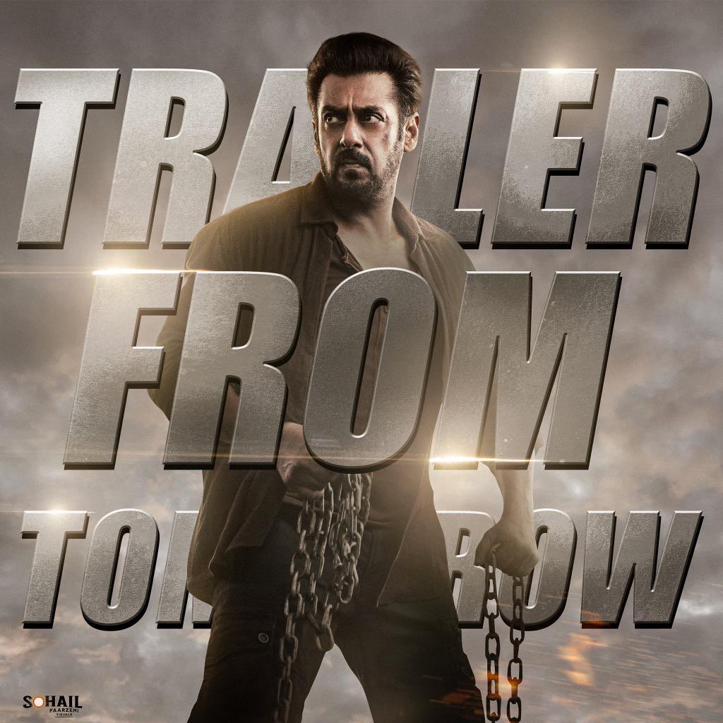 BeingHiteshShah's tweet image. Get ready for myth-busting magic! 🔥 

#SalmanKhan is here to shatter records with #Tiger3. Tomorrow's trailer promises pure awesomeness, set to skyrocket the buzz around the film. 🚀🎬

#BlockbusterAlert #BollywoodExcitement 

TIGER3 KA TRAILER KAL