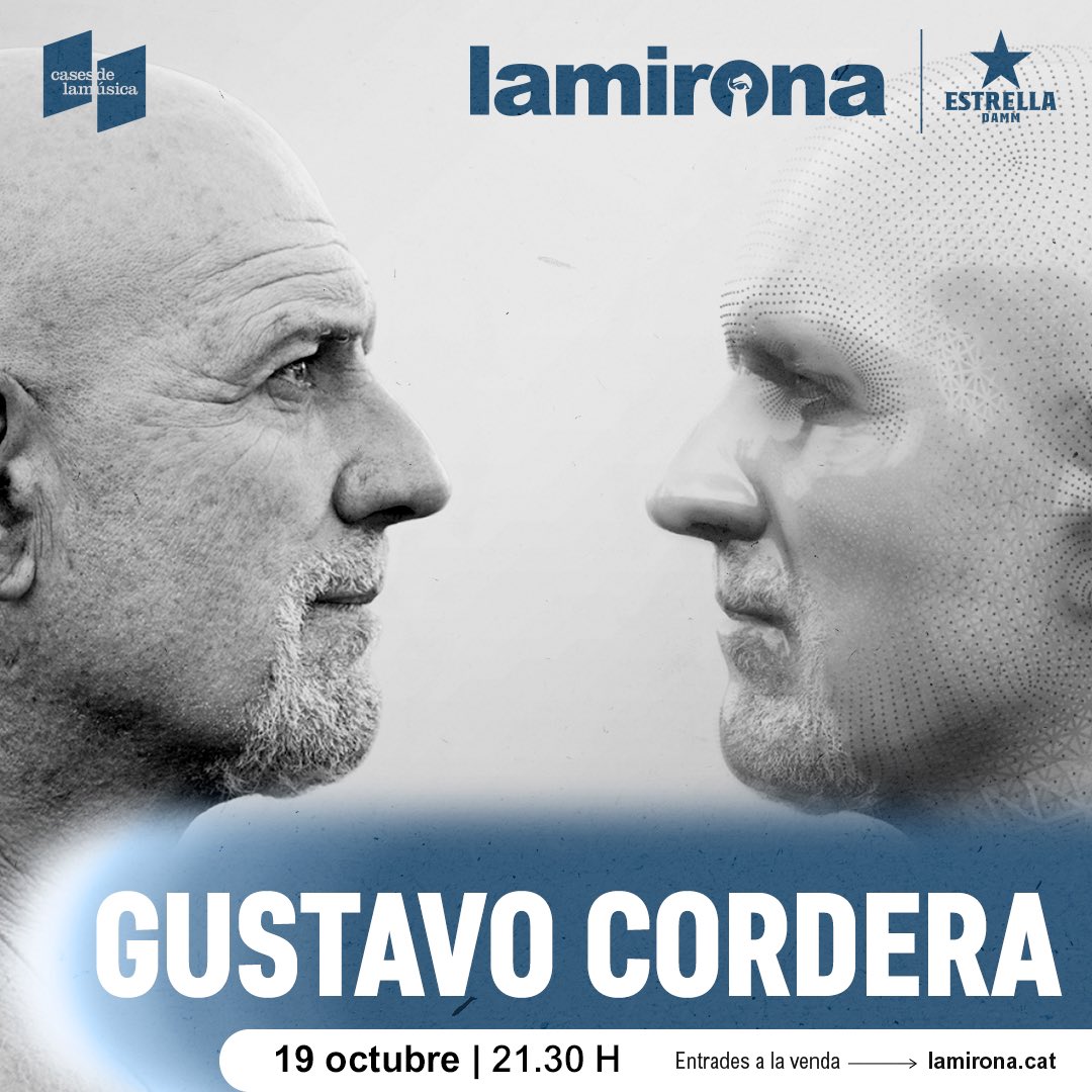 salalamirona's tweet photo. Tothom preparat per la propera setmana amb tres dies de música en directe ?? 💪🤟🤟

👉 dijous 19,
@Gustavocordera 

👉 divendres 20,
@MorphiuM_info + ERIO + @headinjuryband 

👉 dissabte 21,
@TheBazagas 

@EstrellaDammCat 
@casesdelamusica https://t.co/HOowYYkZDL