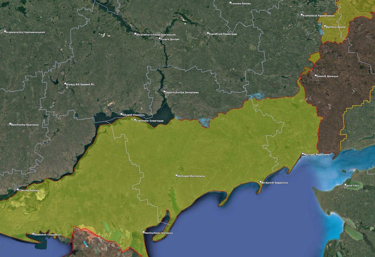 JulianRoepcke's tweet image. #Analyse
Kann sich noch jemand an den Krieg in der Ukraine erinnern? Um ihn soll es jetzt gehen.

➡️Seit vier Monaten und zehn Tagen läuft die ukrainische #Gegenoffensive im Süden des Landes. Dass sie noch läuft, merkt man jedoch kaum noch und das nicht erst seit Ausbruch des…