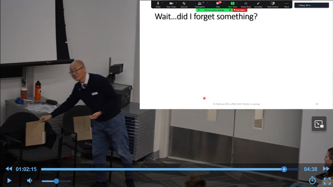 Complex semesters don’t mean we can’t have fun in class - modern delivery methods and assessments continue to evolve and loved my non-tradish take on mentimeter