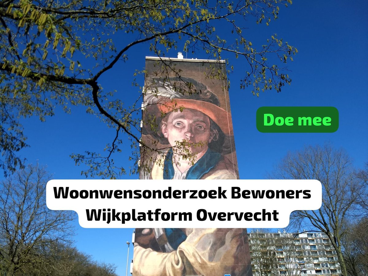 Ook jongeren in #Overvecht met een woonwens moedigen we van harte aan om de vragenlijst in te vullen!
o1.mijn-onderzoek.nl/258265?lang=nl
Hiermee kunnen wij de gemeente laten weten wat voor soort woningen er volgens bewoners in de toekomst nodig zullen zijn!